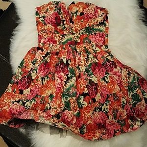 Sleeveles Floral Party/Cocktail  Dress